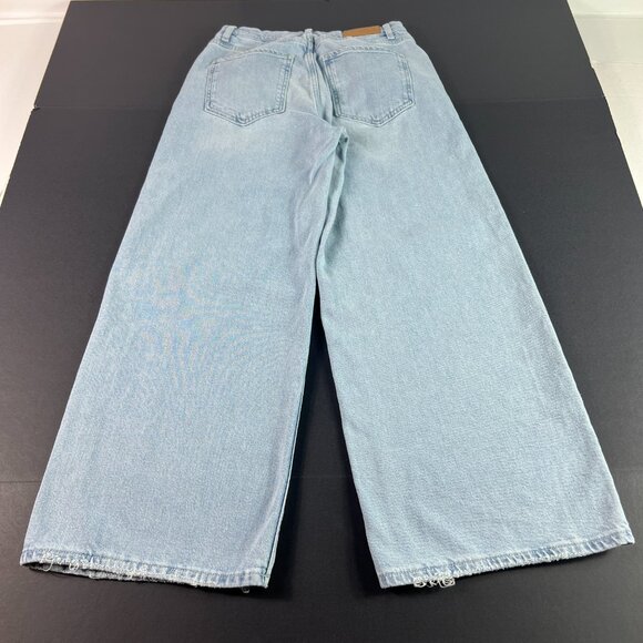 Rails Jeans Women's 26x26* Angeleno Crop Ultra Wide Leg Light Blue Denim Tag 24 - Picture 10 of 16